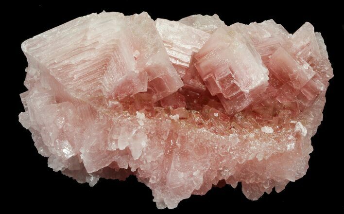 Pink Halite Crystal Plate - Trona, California #40554